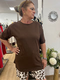 CAMISETA BASIC CACAO