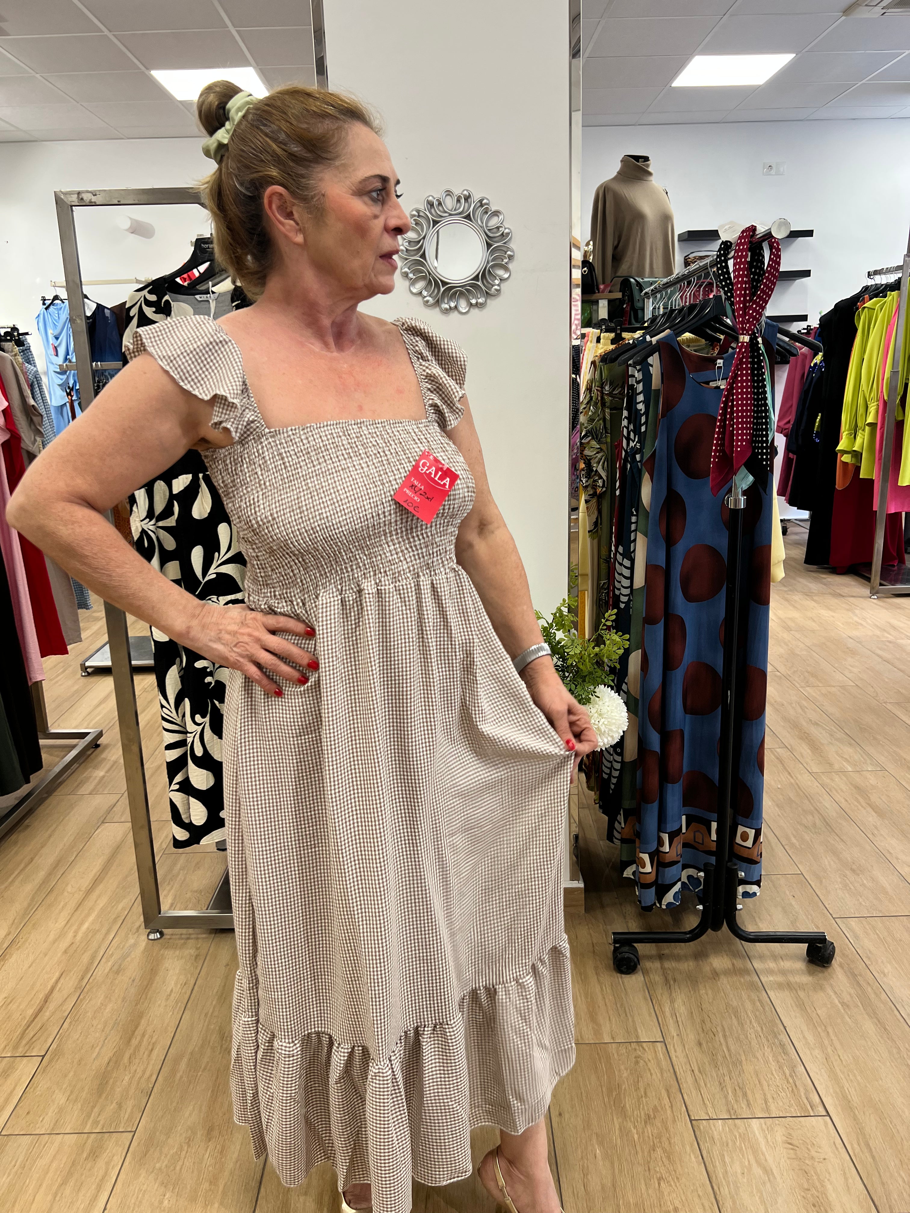 VESTIDO LOLA BEIGE